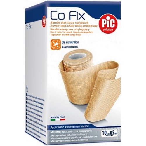 Pic Co Fix Benda Elastica Ελαστικός Επίδεσμος 10cm x 5m σε Μπεζ Χρώμα 1τμχ