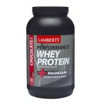 Lamberts Whey Protein Chocolate Πρωτεΐνη Ορού Γάλακτος με Μαγνήσιο & Γεύση Σοκολάτα 1000gr