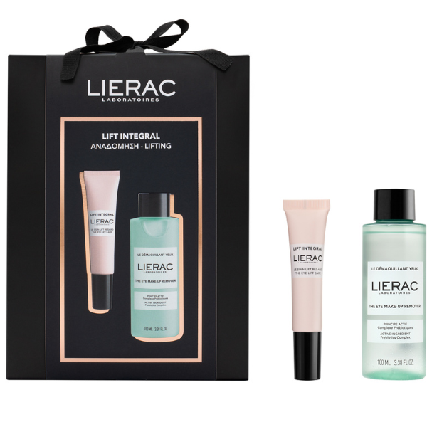 Lierac Set Lift Integral The Eye Lift Care Ανορθωτική Κρέμα Ματιών, 15ml & The Eye Make-up Remover Ντεμακιγιάζ Ματιών, 100ml