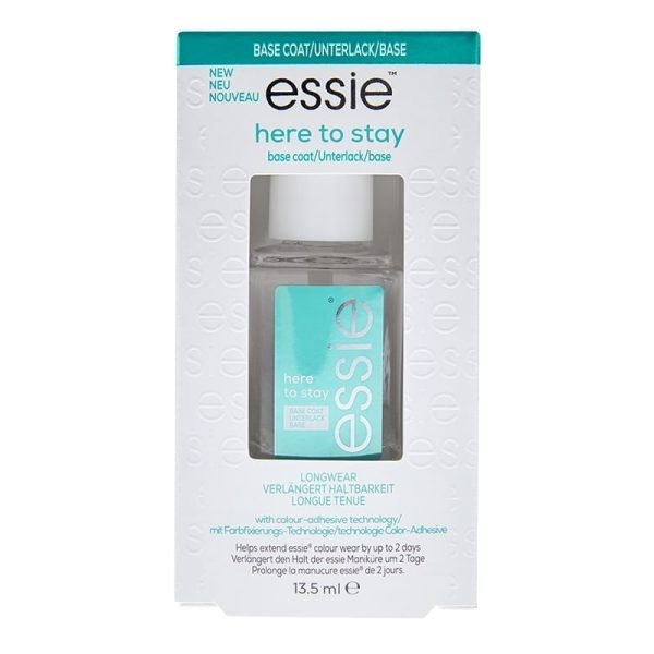 Essie Here to Stay Base Coat Βάση Νυχιών για Παράταση του Μανικιούρ, 13.5ml