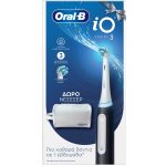 Oral-B iO Series 3 Ηλεκτρική Οδοντόβουρτσα Black, 1τεμ & Δώρο Νεσεσέρ, 1σετ