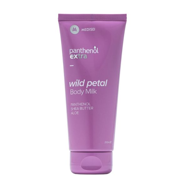 Medisei Panthenol Extra Wild Petal Body Milk Ενυδατικό Γαλάκτωμα Σώματος 200 ml
