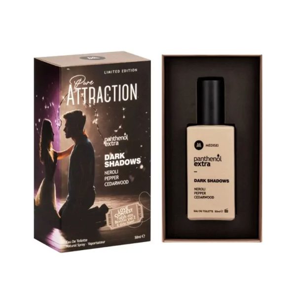 Medisei Panthenol Extra Pure Attraction Dark Shadows Ανδρικό Άρωμα Limited Edition 50ml