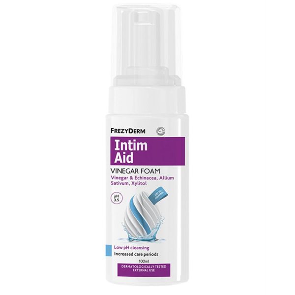 Frezyderm Intim Aid Vinegar Foam Ειδικός Αφρός Καθαρισμού με pH 3.5, 100ml