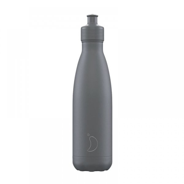 Chilly's Sports Μπουκάλι Θερμός 500ml- Grey