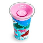Munchkin Miracle 360° Sippy Cup 12m+ Rhino & Tiger, Εκπαιδευτικό Κύπελλο-Ποτήρι με καπάκι, 266ml, 2τμχ - Image 2
