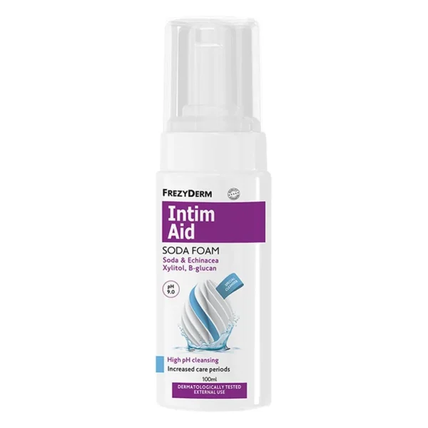 Frezyderm Intim Aid Soda Foam Αφρός Καθαρισμού για Ευαίσθητη Περιοχή, 100ml