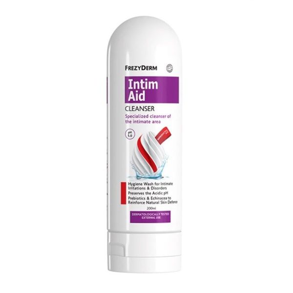 Frezyderm Intim Aid Cleanser Καθαριστικό Ευαίσθητης Περιοχής, 200ml