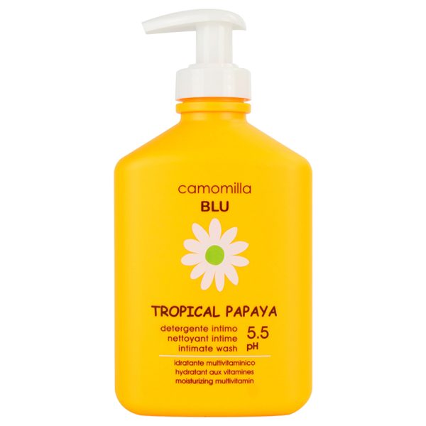 Camomilla Blu Tropical Papaya Λοσιόν Καθαρισμού Ευαίσθητης Περιοχής pH 5.5, 300ml