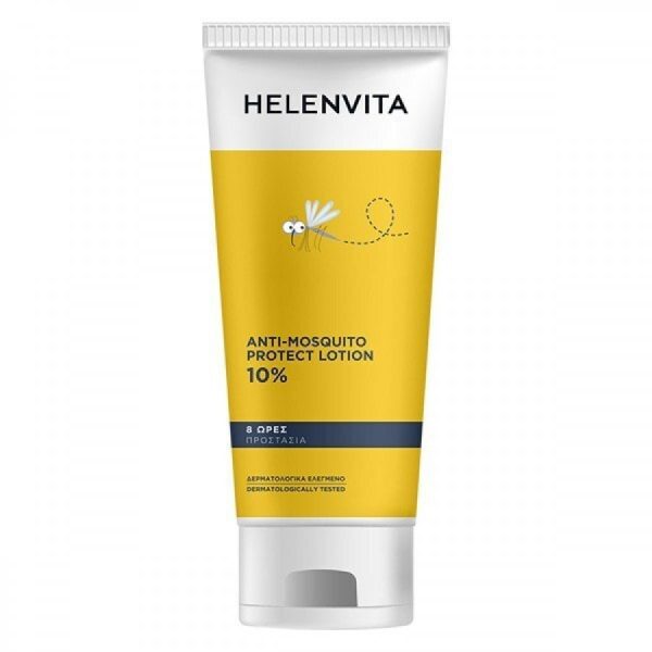 Helenvita Anti-mosquito Protect Lotion 10% Άοσμη Εντομοαπωθητική Λοσιόν Κατάλληλη για Παιδιά 200ml
