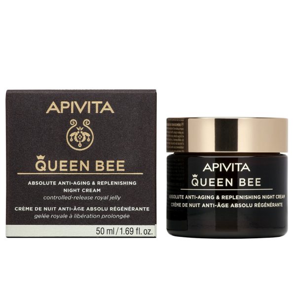 Apivita Queen Bee Kρέμα Νύχτας Απόλυτης Αντιγήρανσης & Εντατικής Θρέψης 50ml
