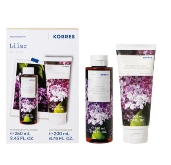 Korres Πασχαλιά Αφρόλουτρο 250ml & Eνυδατικό Γαλάκτωμα Σώματος 200ml, 1σετ
