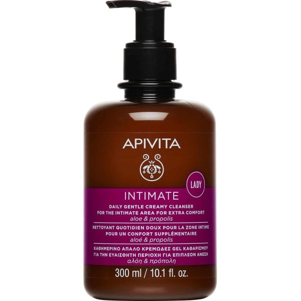 Apivita Intimate Lady Καθημερινό Απαλό Τζελ Καθαρισμού Ευαίσθητης Περιοχής για Επιπλέον Άνεση, 300ml