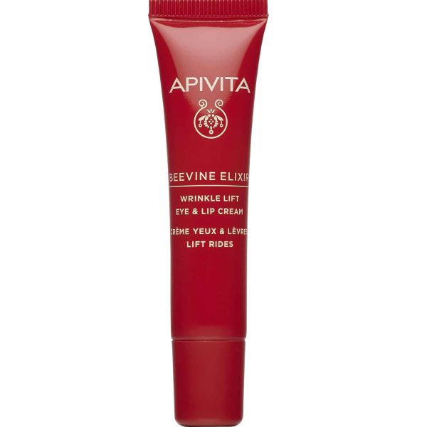 Apivita Beevine Elixir Wrinkle Lift Eye & Lip Cream Αντιρυτιδική Κρέμα Ματιών & Χειλιών, 15ml