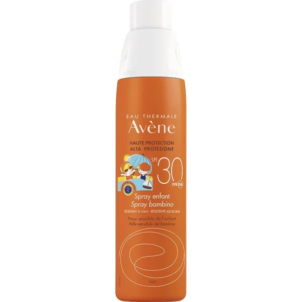 Avene High Protection Spray Enfant Spf30 Υψηλή Αντηλιακή Προστασία της Ευαίσθητης Παιδικής Επιδερμίδας 200ml