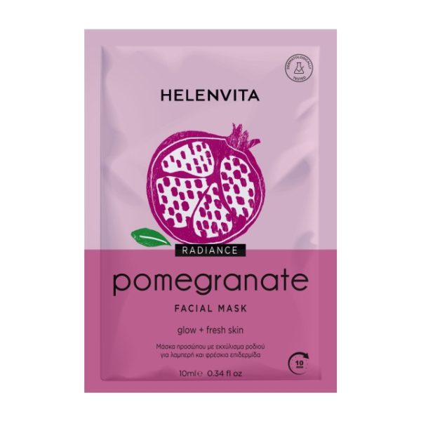 Helenvita Radiance Pomegranate Face Mask Μάσκα Προσώπου με Εκχύλισμα Ροδιού 10ml