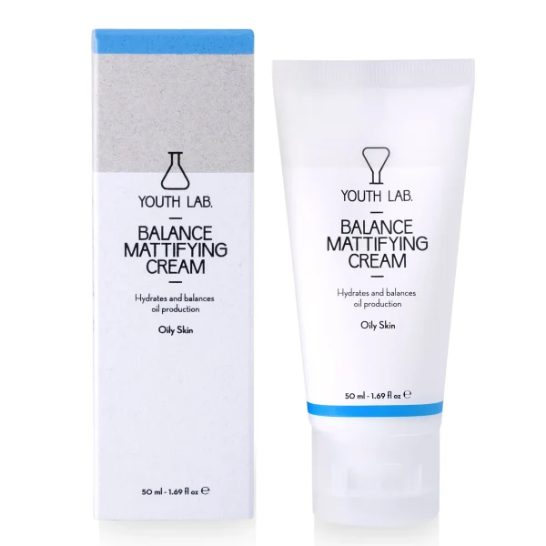 Youth Lab. Balance Mattifying Cream Oily Skin Ρυθμιστική, Ενυδατική Κρέμα με Αντιοξειδωτική Δράση για το Λιπαρό Δέρμα & το Δέρμα με Τάση Ακμής, 50ml