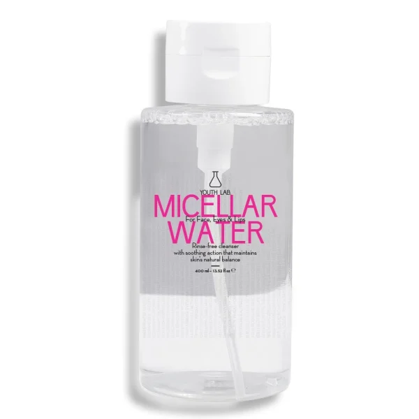 Youth Lab. Micellar Water All Skin Types Νερό Καθαρισμού Προσώπου για Όλους τους Τύπους Επιδερμίδας, 400ml