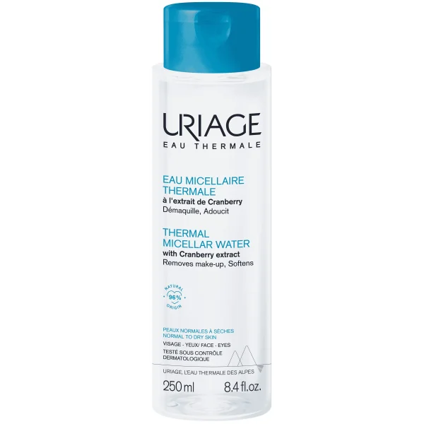 Uriage Eau Thermale Eau Micellaire Καθαριστική Λοσιόν Προσώπου & Ματιών με Κράνμπερι, 250ml