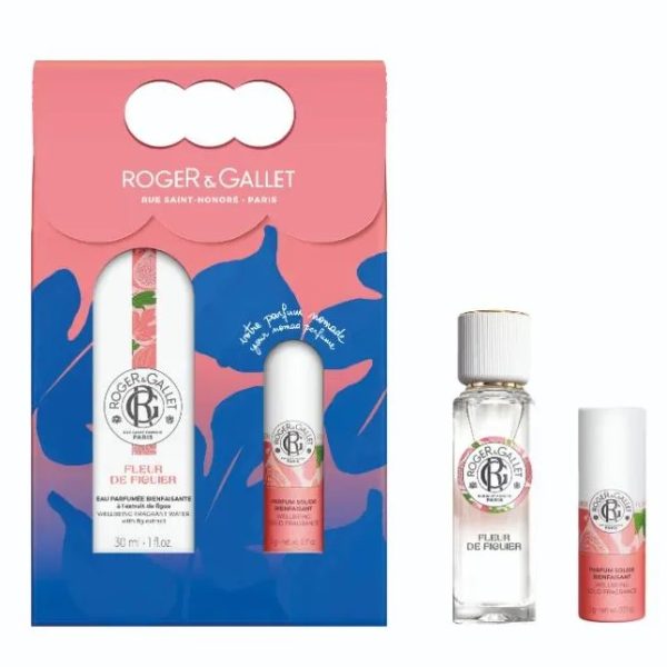 Roger & Gallet Fleur de Figuier Summer Promo Set, Σετ Δώρου με Aρωματικό Νερό Fleur de Figuier 30ml & Στερεό Άρωμα Fleur de Figuier 5g