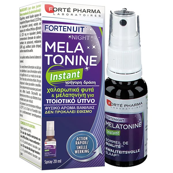 Forte Pharma Fortenight Melatonin 120mg Συμπλήρωμα για το Άγχος & τον Ύπνο με Γεύση Βανίλια, 20ml