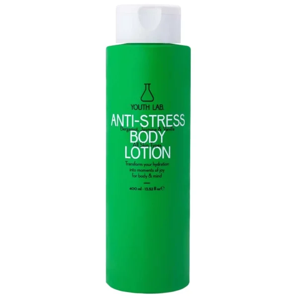Youth Lab. Anti-Stress Body Lotion Γαλάκτωμα Σώματος με Περγαμόντο, Γιασεμί & Βανίλια, 400ml