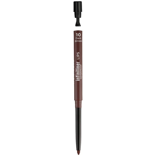 Mon Reve Infiniliner Lips Waterproof Gel Lip Pencil 0.3g - 10 Dark Brown