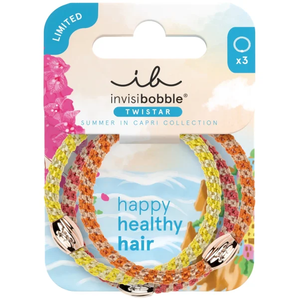Invisibobble Twistar Sic Tuscany Twist Λαστιχάκια Μαλλιών Χρωματιστά 3 Τεμάχια
