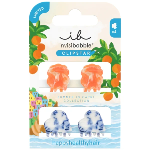 Invisibobble Set Mediterranean Minis Kλάμερ Μαλλιών, 4τεμ
