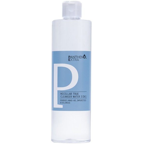 Medisei Panthenol Extra True Cleanser 3in1 Micellar Water Μικκυλιακό Νερό Καθαρισμού Προσώπου για την Αφαίρεση Μακιγιάζ, Ρύπων & Λιπαρότητας 500ml