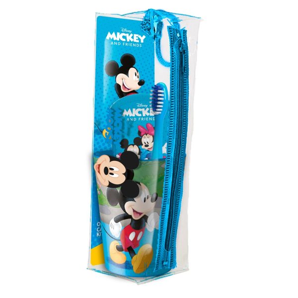 InoPlus Promo Mr.White Mickey Mouse Οδοντόβουρτσα 1 τεμάχιο & Οδοντόκρεμα 75ml & Ποτήρι