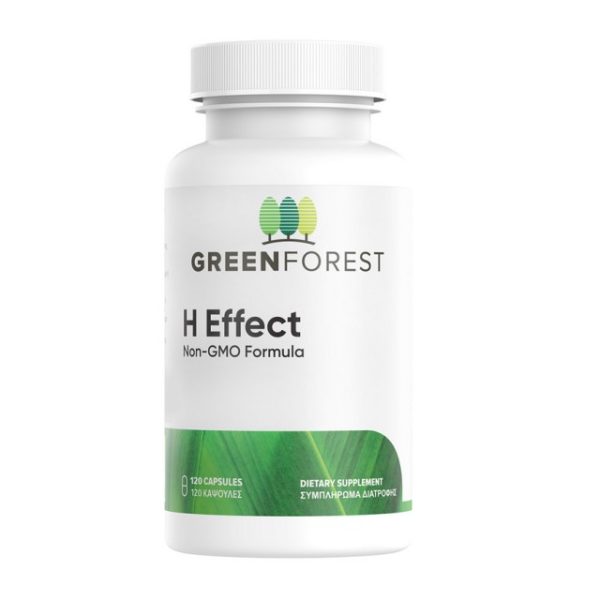 Green Forest H Effect Φόρμουλα για Χασιμότο & Ενέργεια του Οργανισμού 120 Κάψουλες