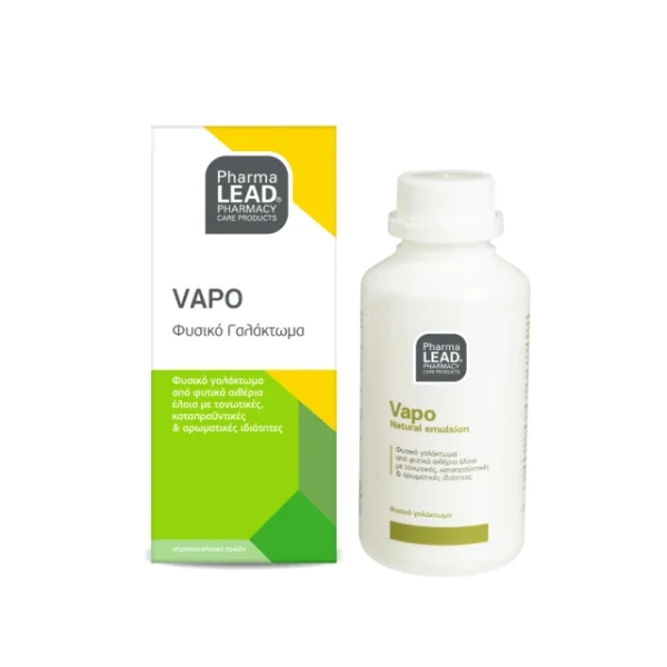 PharmaLead VAPO Φυσικό Γαλάκτωμα από Φυτικά Αιθέρια Έλαια με Τονωτικές, Καταπραϋντικές & Αρωματικές Ιδιότητες 100ml
