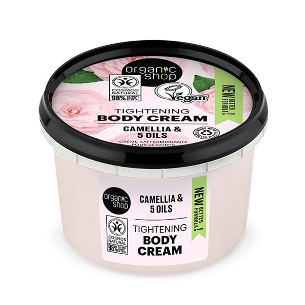 Organic Shop by Natura Siberica Tightening Body Cream Camelia & 5 Oils Κρέμα Σώματος, 250ml