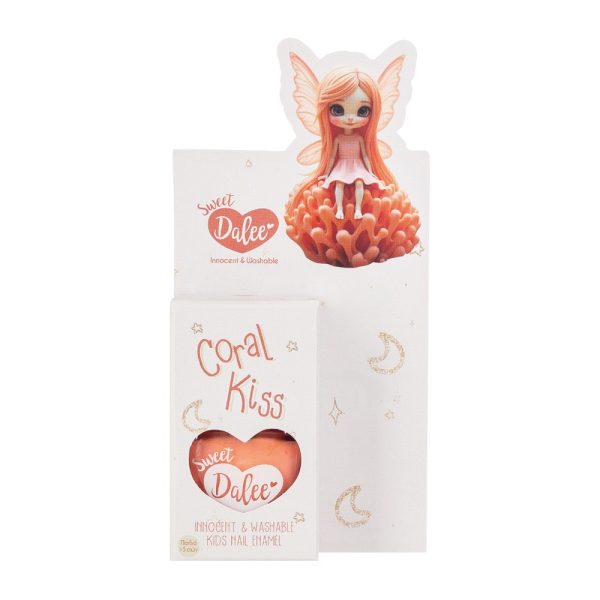 Sweet Dalee Nail Polish Παιδικό, Οικολογικό, Μη Τοξικό Βερνίκι Νυχιών με Βάση το Νερό 12ml - 912 Coral Kiss