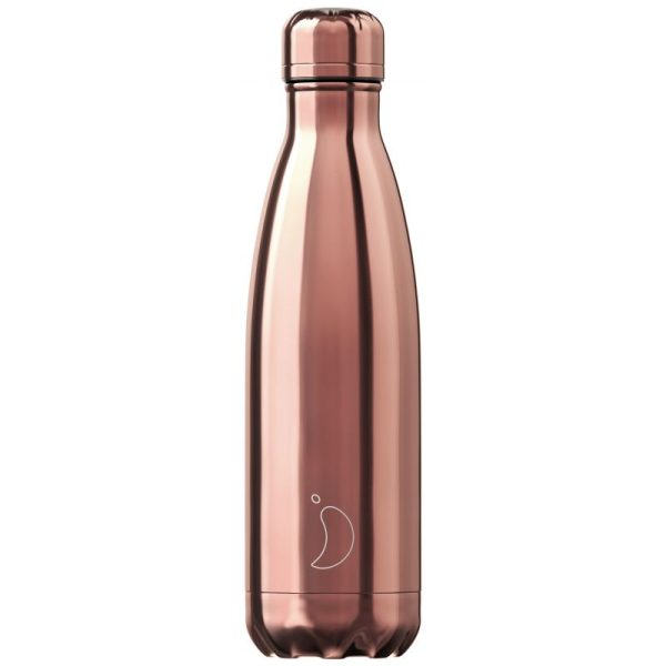 Chillys Ανοξείδωτο Θερμός Chrome Rose Gold 500ml