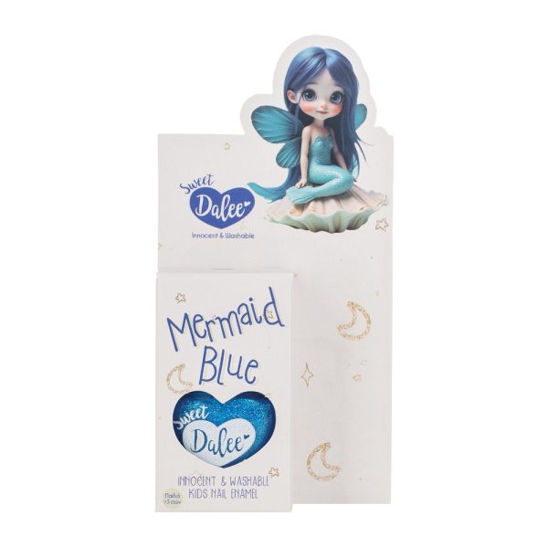 Sweet Dalee Nail Polish Παιδικό, Οικολογικό, Μη Τοξικό Βερνίκι Νυχιών με Βάση το Νερό 12ml - 909 Mermaid Blue