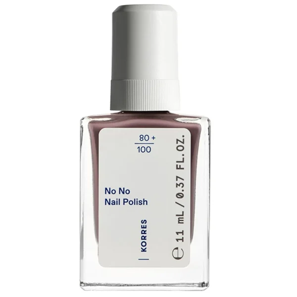 Korres No No Nail Polish Βερνίκι Νυχιών Υψηλής Φυσικής Περιεκτικότητας με Λάδι Αμυγδάλου 11ml - 66 Prune