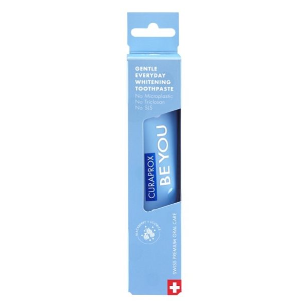 Curaprox Be You Gentle Everyday Whitening Οδοντόκρεμα με Γεύση Βατόμουρο & Γλυκόριζα 60ml
