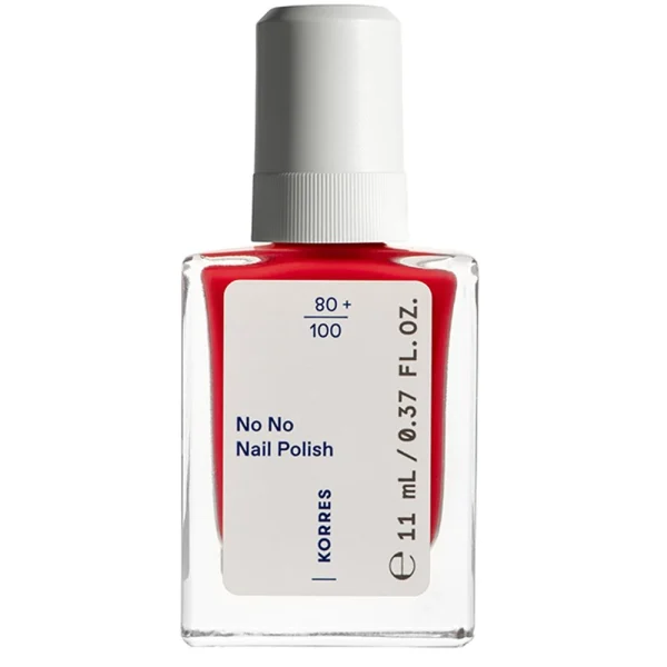Korres No No Nail Polish Βερνίκι Νυχιών Υψηλής Φυσικής Περιεκτικότητας με Λάδι Αμυγδάλου 11ml - 45 True Coral