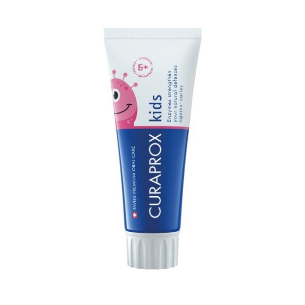 Curaprox Toothpaste For Kids Παιδική Οδοντόκρεμα από 6 Ετών & Άνω με Γεύση Καρπούζι με Φθόριο 1450ppm, 60ml