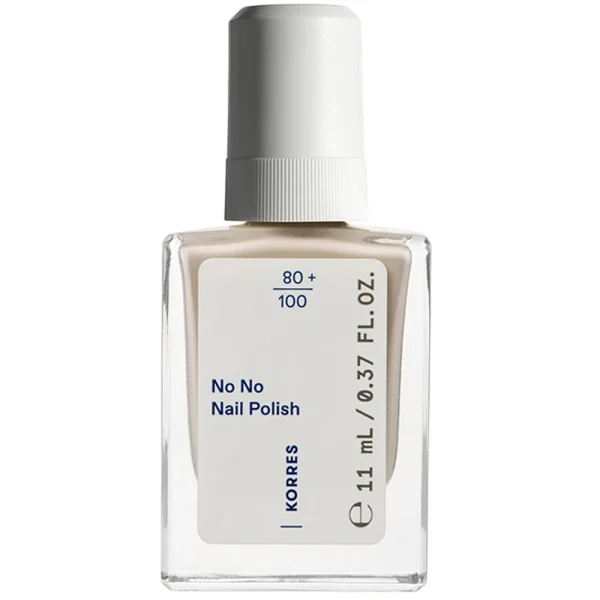Korres No No Nail Polish Βερνίκι Νυχιών Υψηλής Φυσικής Περιεκτικότητας με Λάδι Αμυγδάλου 11ml - 34 Sand
