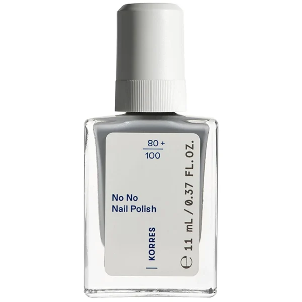 Korres No No Nail Polish Βερνίκι Νυχιών Υψηλής Φυσικής Περιεκτικότητας με Λάδι Αμυγδάλου 11ml - 75 Foggy Blue