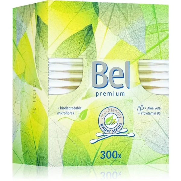 Hartmann Bel Premium Eco-Friendly Cotton Buds (300Τμχ) - Βιοδιασπωμενεσ Μπατονετεσ