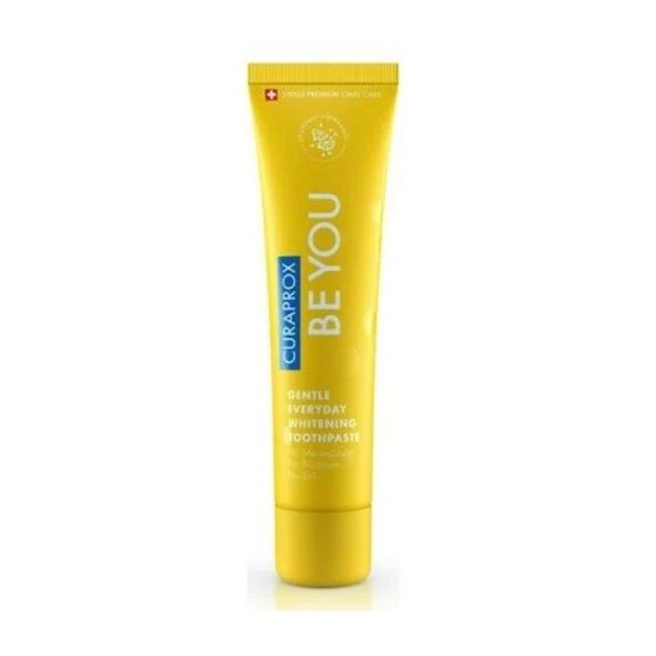 Curaprox Be You Gentle Everyday Whitening Toothpaste Grapefruit & Bergamot Λευκαντική Οδοντόκρεμα Για Καθημερινή Χρήση Με Περγαμόντο Και Γκρέιπφρουτ 60ml