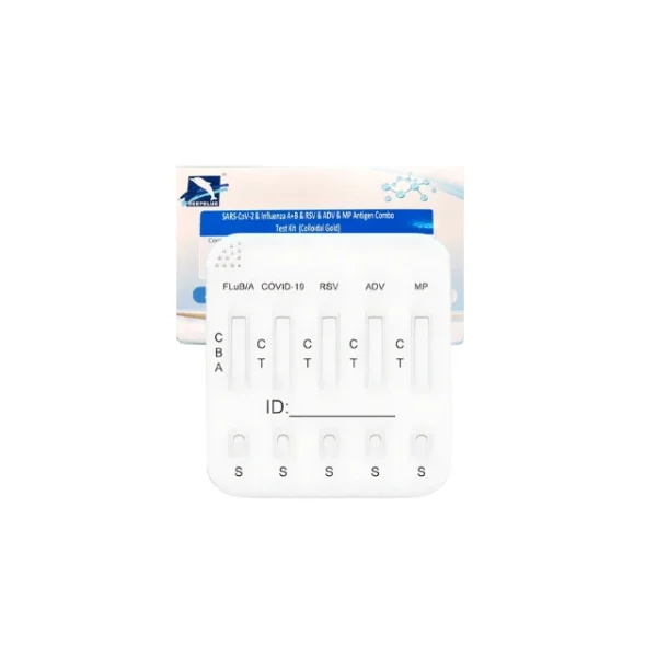 DeepBlue Test Rapid 6in1 Covid-2 & Influeza A+B & RSV & ADV & Mycoplasma 1ΤμχV & ADV & Mycoplasma 1 τεμάχιο