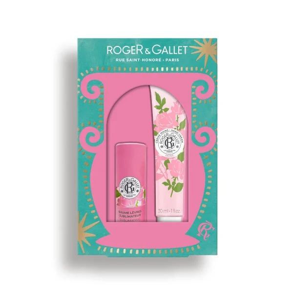 Roger&Gallet Promo Rose Balm Χειλιών, 3.5g & Κρέμα Χεριών, 30ml, 1σετ