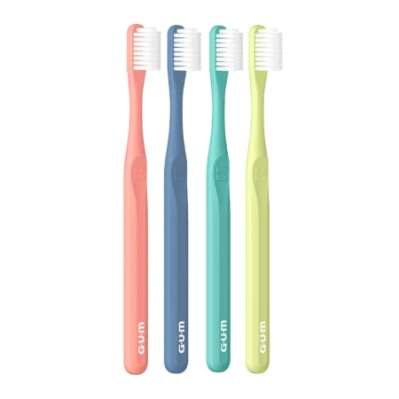 Gum 410 Classic Compact Medium Οδοντόβουρτσα Μέτρια με Μικρή Κεφαλή 1 Τεμάχιο