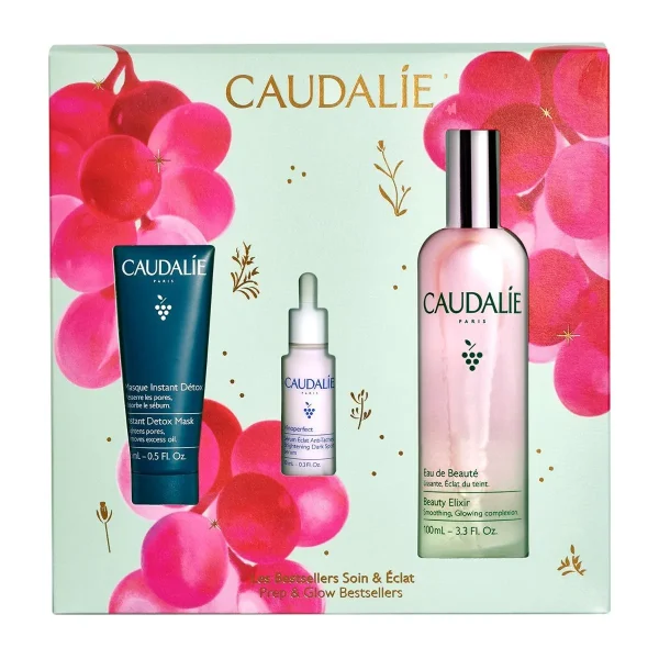 Caudalie Promo Prep & Glow Bestsellers Beauty Elixir Ελιξήριο Ομορφιάς 100ml Δώρο Instant Detox Mάσκα 15ml & Δώρο Brightening Dark Spot Oρός Προσώπου 10ml1σετ