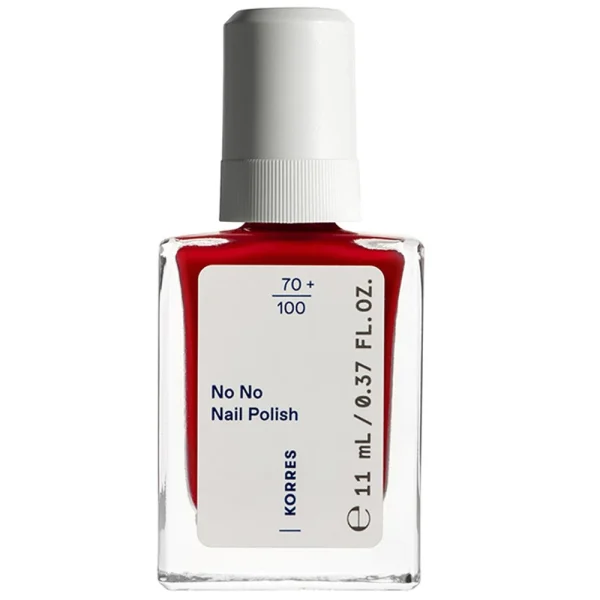 Korres No No Nail Polish Βερνίκι Νυχιών Υψηλής Φυσικής Περιεκτικότητας με Λάδι Αμυγδάλου 11ml - 51 True Red